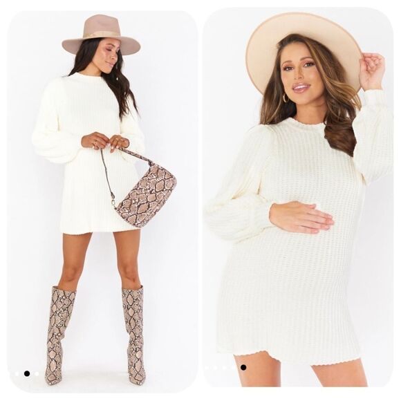 NWOT  SHOW Me Your MuMu Dixon Sweater Dress - Picture 2 of 11